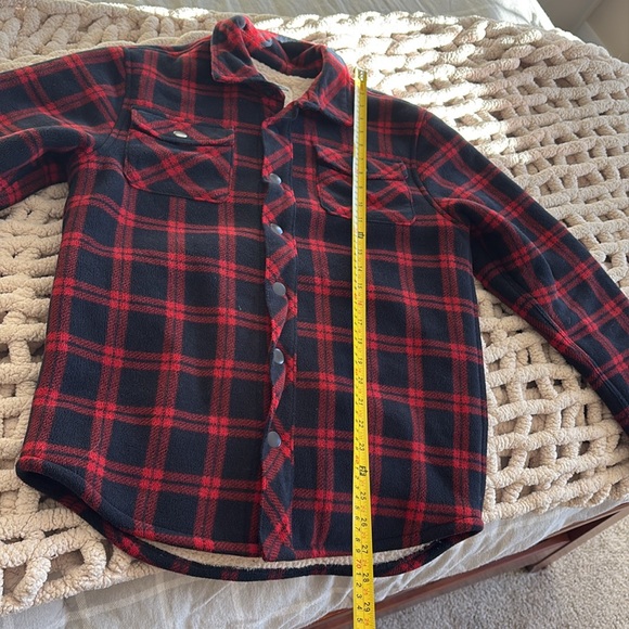 Thick button down Sherpa lined jacket - Picture 7 of 8